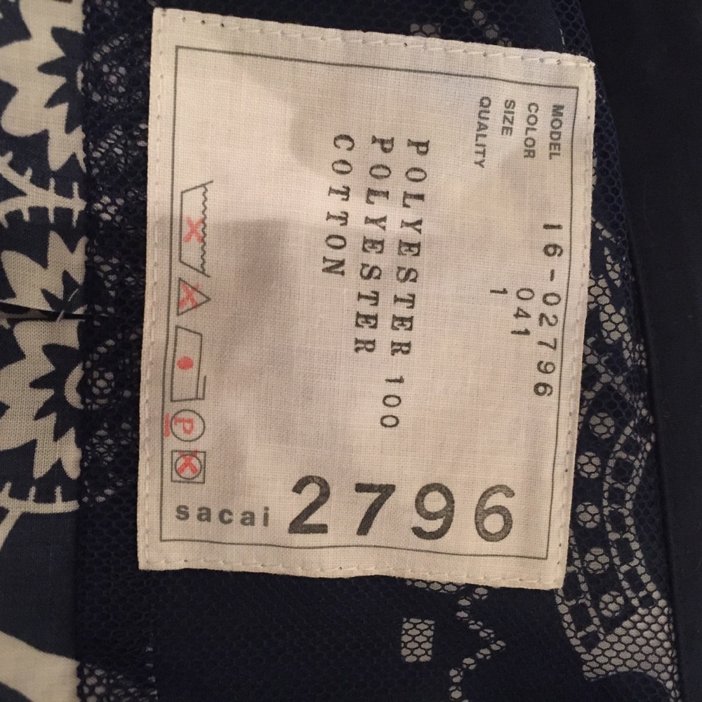 Sacai Bandana Print Pleated Skirt Top - Picture 5 of 6